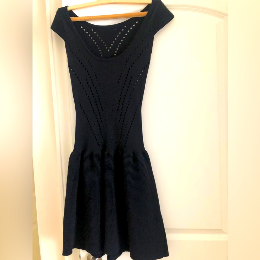Black cocktail dress by Maje in US size 2-4